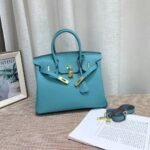 Hermès Togo Birkin 20/25/30/35 Bottle Blue Bag