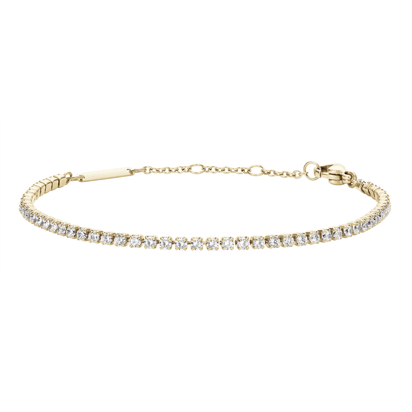 044908a76ce4d70cb1bf16d014be942d.png Classic Tennis Bracelet Gold - Image 1