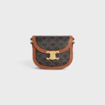 BESACE CLEA in Triomphe Canvas and Calfskin