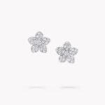 Wild Flower Pavé Diamond Stud Earrings