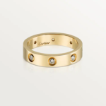 LOVE WEDDING BAND, 8 DIAMONDS