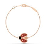 Lucky Spring bracelet, open wings ladybug