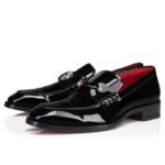 Chambelimoc Night Strass Loafers Patent Calf Leather Black