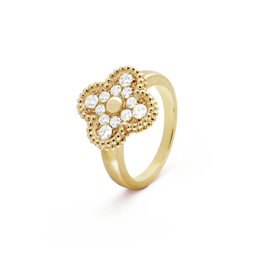 0db07e664ac2f3d4e17252e91d56d66f.png Vintage Alhambra ring - Image 1