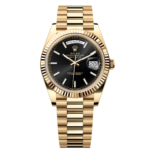 Rolex Day-Date “President” 40mm Yellow Gold Black Index Dial – 228238