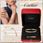 LOVE BRACELET, SMALL MODEL, 10 DIAMONDS & JUSTE UN CLOU BRACELET