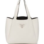 Medium leather tote