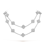 Vintage Alhambra long necklace, 20 motifs