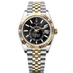 Rolex Sky-Dweller 42mm 336933-0003/0004 Two-Tone Yellow Gold Black Dial Jubilee