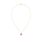 B Blossom Pendant, Yellow Gold, White Gold, Cornelian And Diamonds