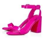 Miss Sabina 85 mm Strappy Sandals Patent Calf Leather Bolerose
