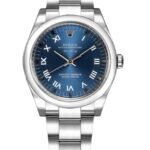 Rolex Oyster Perpetual Air-King 114200 Blue Dial 34mm Unisex Watch