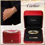 LOVE BRACELET, CLASSIC MODEL, BRUSHED & LOVE BARACELET