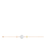 Idylle Blossom XL Bracelet, 3 golds and diamonds