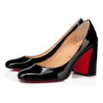 Miss Sab 85 mm Pumps Patent Calf Leather Black