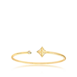 Idylle Blossom Twist Bracelet, Yellow Gold