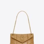 SMALL PUFFER IN CRINKLED LEATHER
