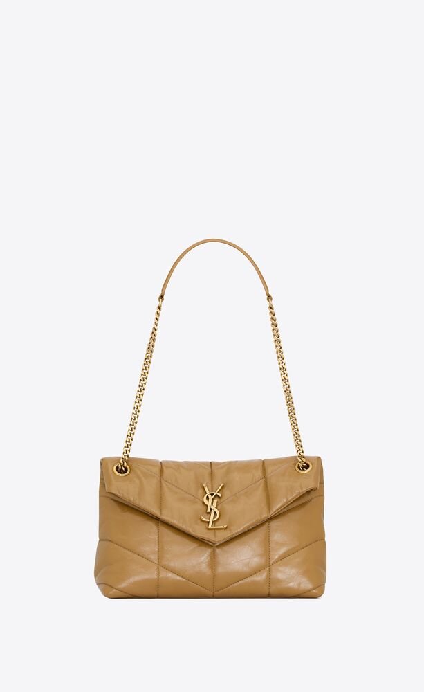 2b4ad06aba2cd8e64fbc4076525651b7.jpeg SMALL PUFFER IN CRINKLED LEATHER - Image 1