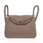 Lindy 30 Bag Coveted Etoupe Clemence Leather Palladium