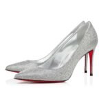 Kate 85 mm Patent Calf Leather Silver