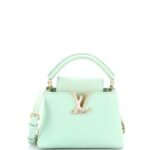 Capucines Bag Leather with Mother of Pearl Mini