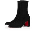 Stretchadoxa 70 mm Low Boots Stretched Veau Velours Black
