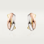 TRINITY EARRINGS, CUSHION-SHAPED