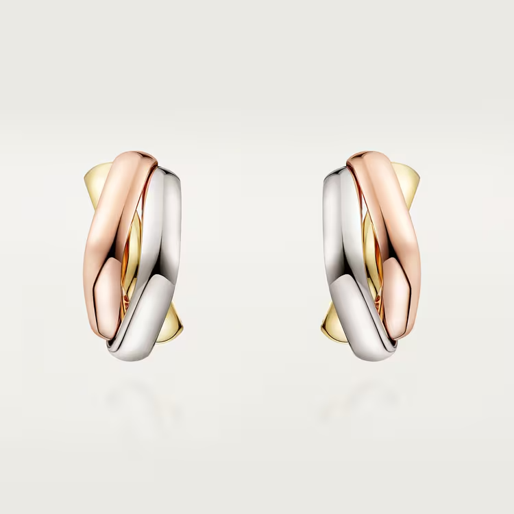 36992315ea6b7e360ceef08ca42aa701-1.png TRINITY EARRINGS, CUSHION-SHAPED - Image 1
