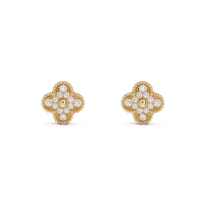 36b46533f0c2a4f61eac460fa4edd8b9.png Vintage Alhambra earrings - Image 1
