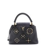 Capucines Bag Leather with Embellished Detail PM