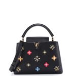 Capucines Bag Leather with Embellished Detail PM