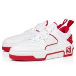 Astroloubi Sneakers Calf Leather Suede and Nappa Leather White