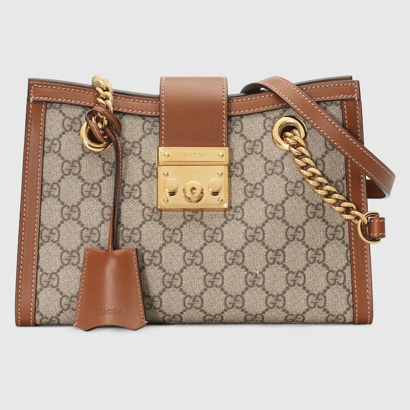 41cdc3c82301b401bbd2b2a86c1f32dd.jpeg PADLOCK SMALL SHOULDER BAG - Image 1
