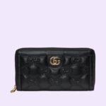 MATELASSE ZIP-AROUND WALLET