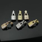 Lock It Padlock Pendant, White Gold and Pavé Diamond