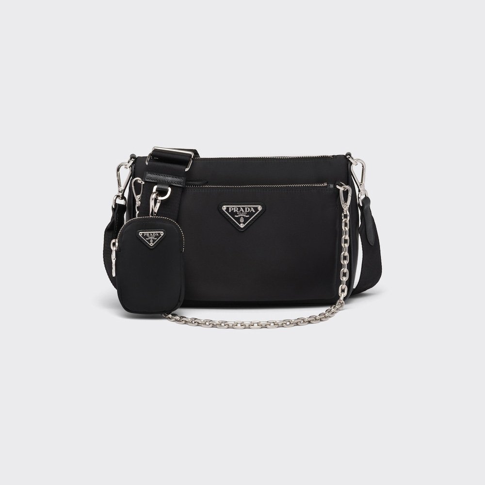4f30e4338346a3627f857584cebea0ea.jpeg Re-Nylon shoulder bag - Image 1