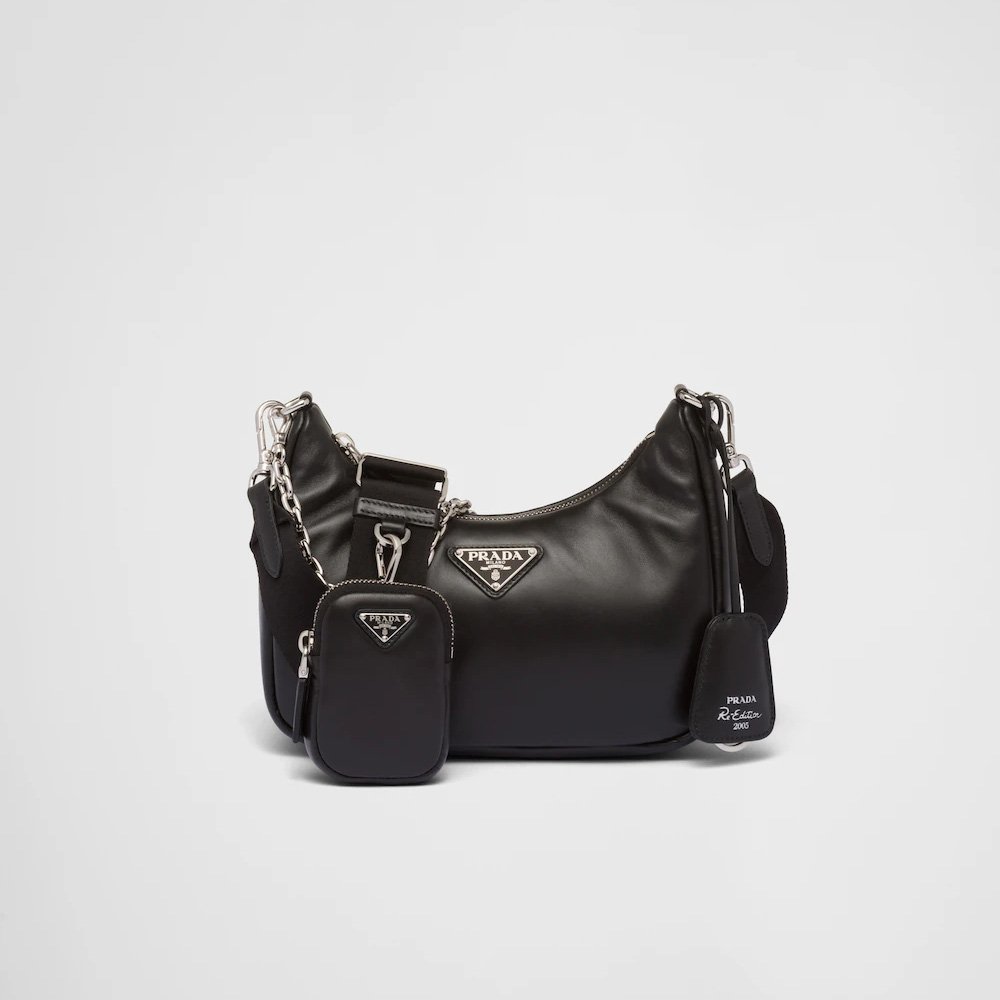 4f4e94017311a524accad3bd516fe479.jpeg Padded nappa-leather Re-Edition 2005 shoulder bag - Image 1