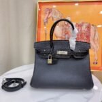 Hermès Togo Matte Alligator Birkin Touch 25/30 Gold