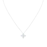 Star Blossom Pendant, White Gold And Diamonds