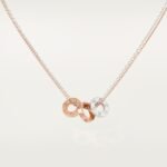 LOVE NECKLACE, 6 DIAMONDS