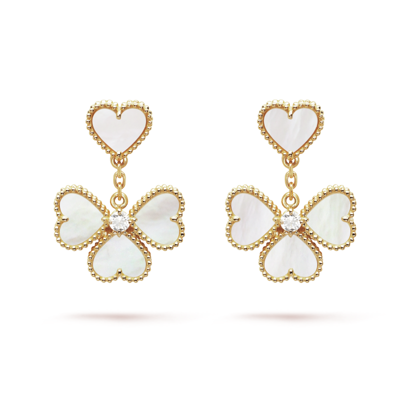 5776c917bce0c047a98498b433d89b5c.png Sweet Alhambra effeuillage earrings - Image 1
