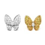 Two Butterfly earrings