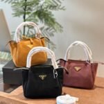 Medium suede shoulder bag