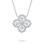 Diamond Loop Full Motif Diamond Pendant