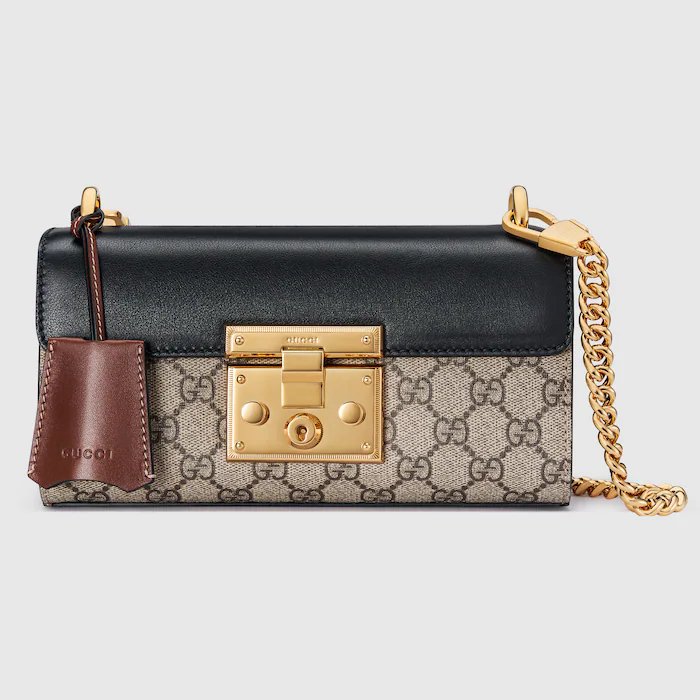 60e1f618e3dffc3b3ab1fb9f89850a1e.jpeg PADLOCK MINI SHOULDER BAG - Image 1