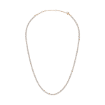Classic Tennis Necklace Rose Gold