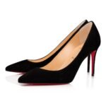 Kate 85 mm Pumps Veau Velours Black