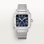 Santos de Cartier watch Graduated blue dial