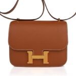 Constance 18 Mini Bag Gold w/ Gold Hardware Epsom Leather