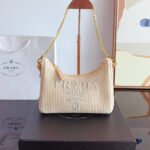 Yarn Raffia Effect Crochet Mini Re-Edition Shoulder Bag